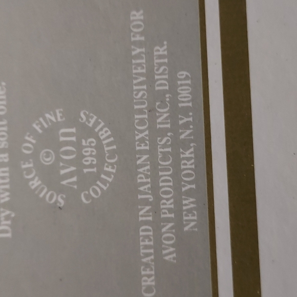 Avon Rare 1995 Vintage Mother's Day Plate in Original Box Rare Oversized Plate - Picture 9 of 10